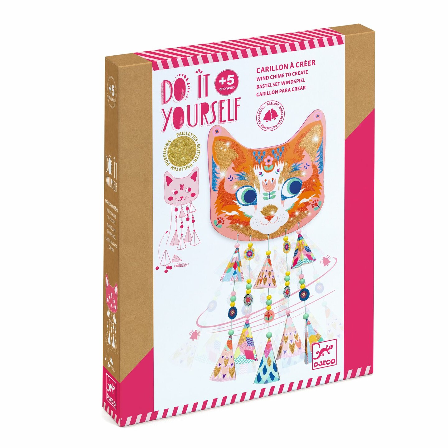 Djeco DIY - Windgong maken - Kitty 5+ | Speel je Wijs