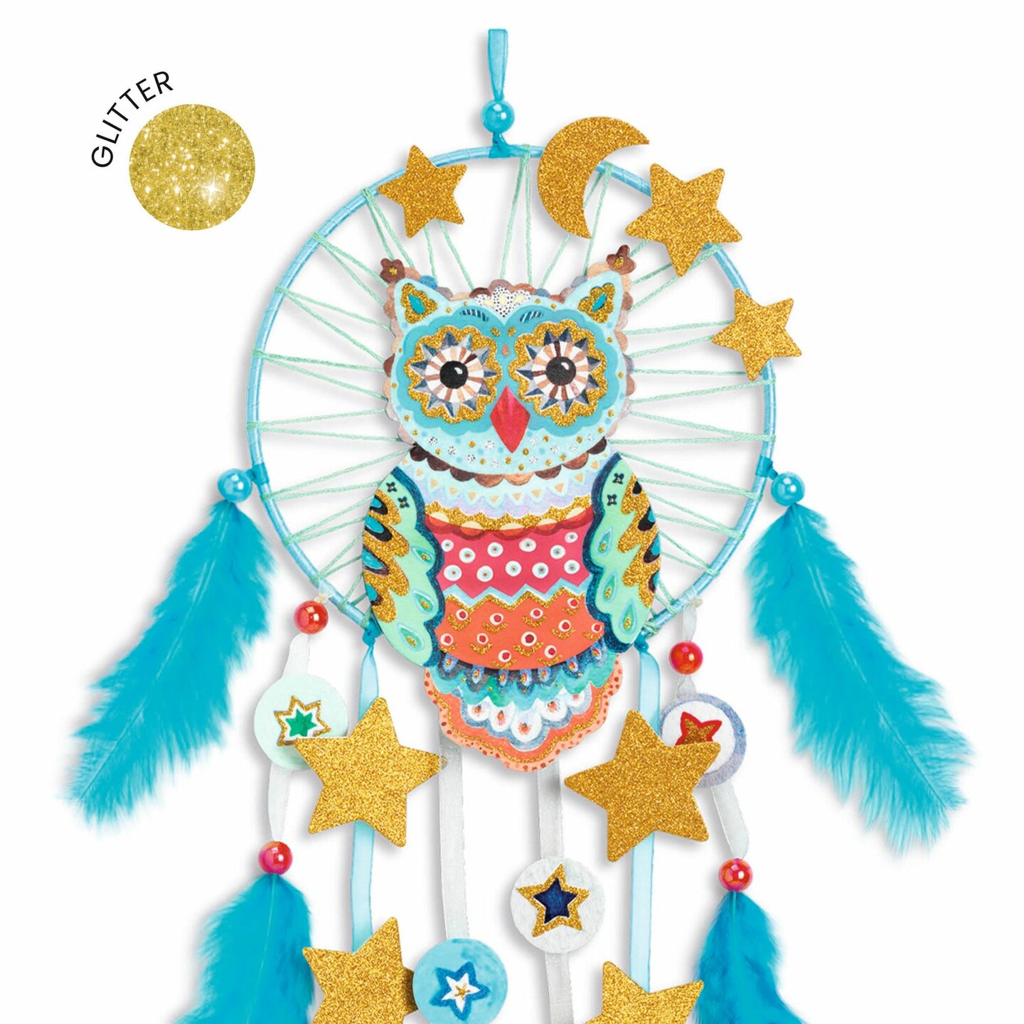 Djeco DIY - Dromenvanger maken - Golden Owl 5+ | Speel je Wijs