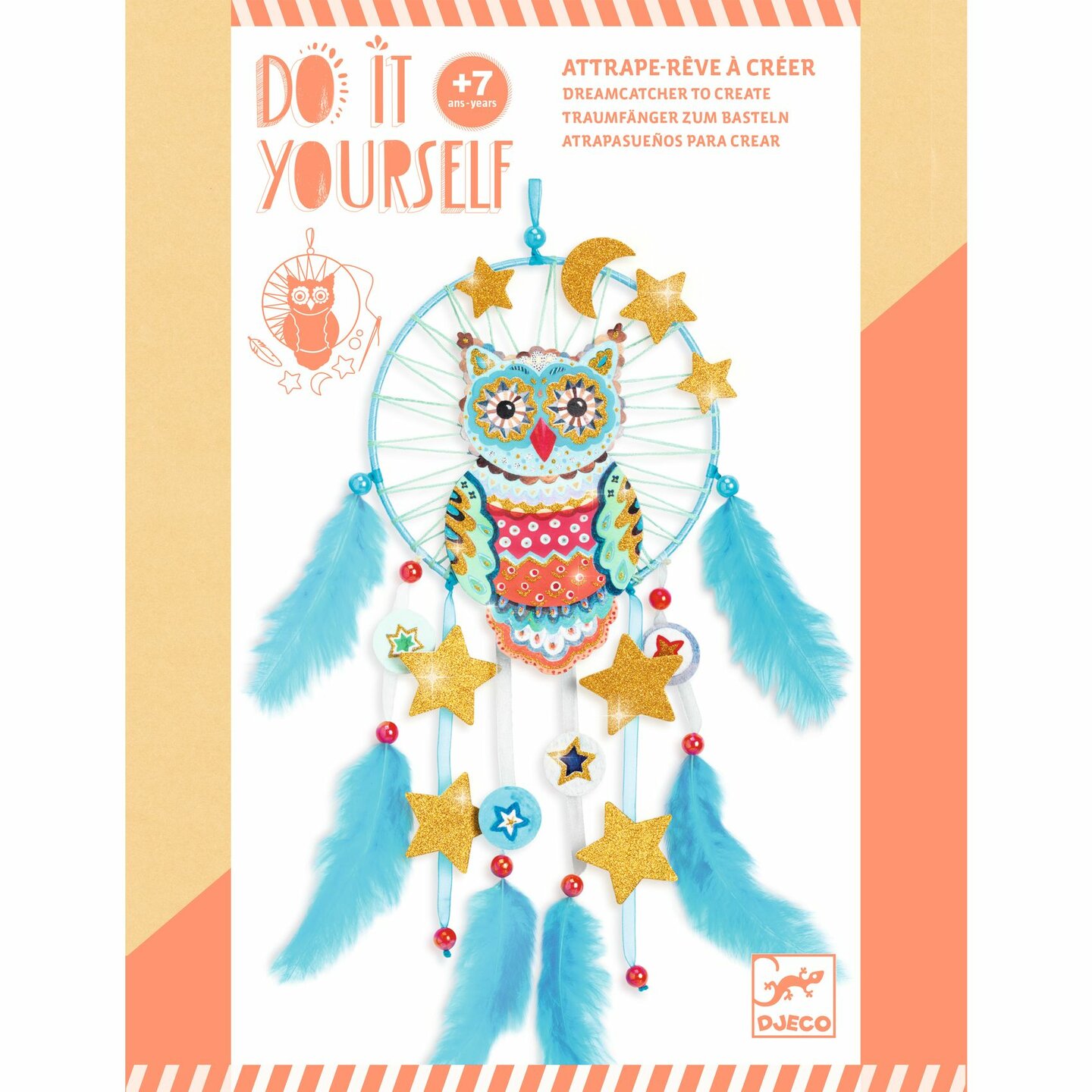 Djeco DIY - Dromenvanger maken - Golden Owl 5+ | Speel je Wijs