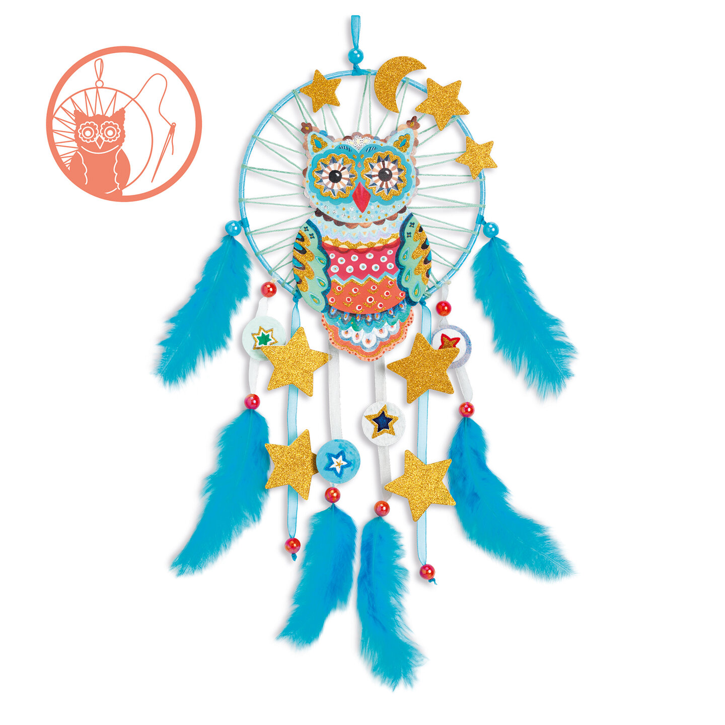 Djeco DIY - Dromenvanger maken - Golden Owl 5+ | Speel je Wijs