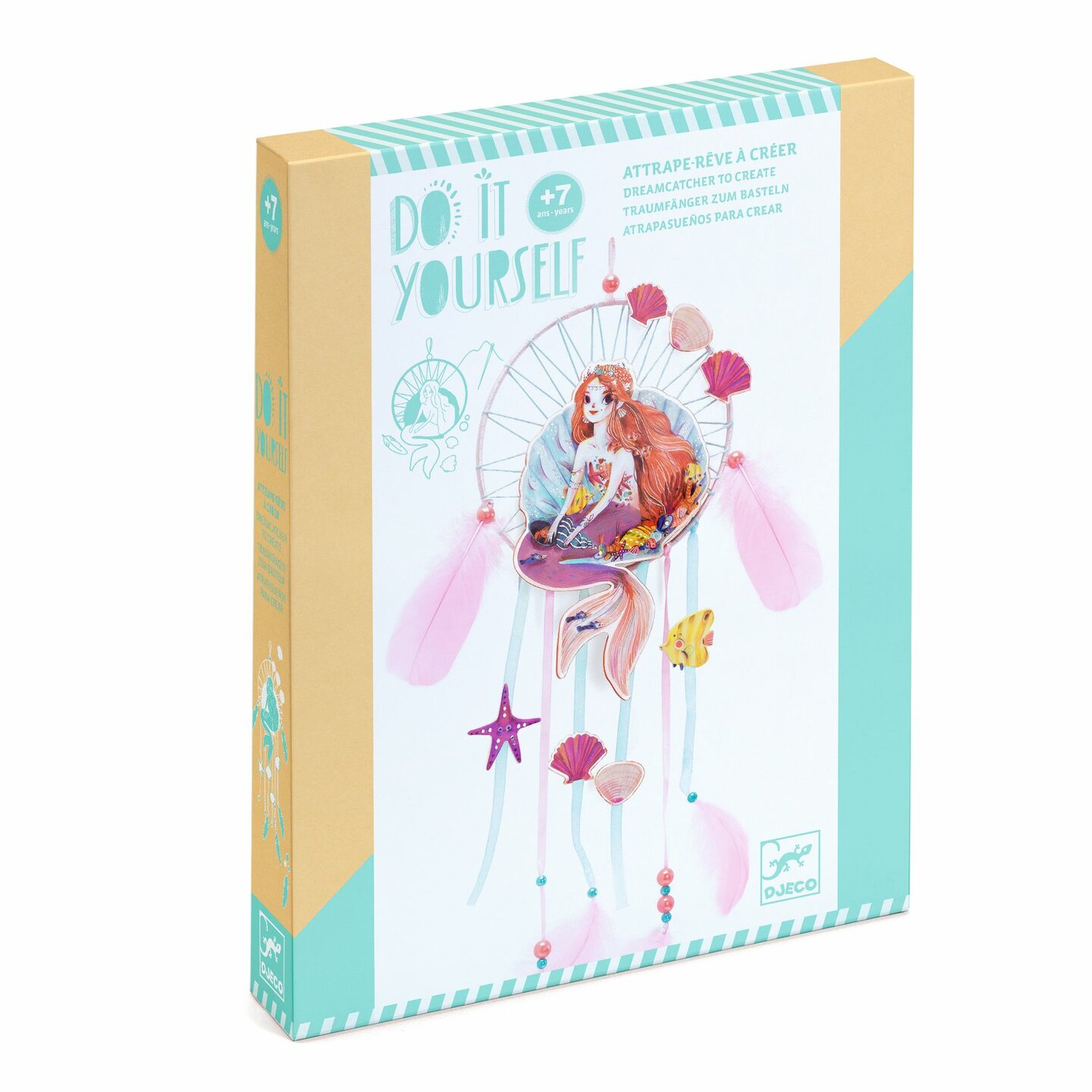 Djeco DIY Dromenvanger maken - Gentle Mermaid 7+| Speel je Wijs