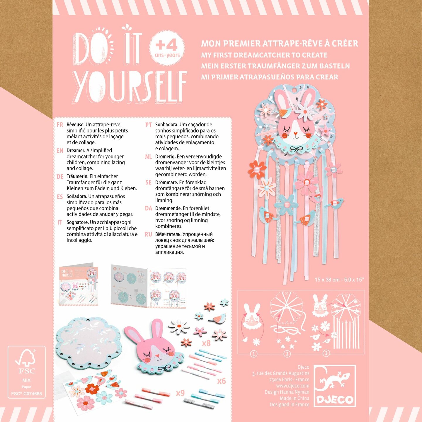 Djeco DIY Dromenvanger maken - Dreamer 7+| Speel je Wijs