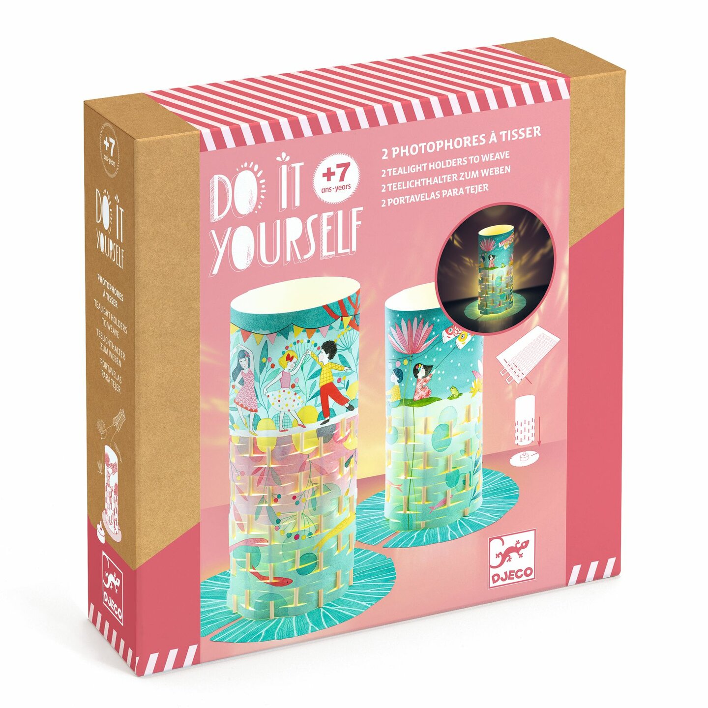 Djeco DIY Windlicht maken - Fireflies Dance 7+ | Speel je Wijs