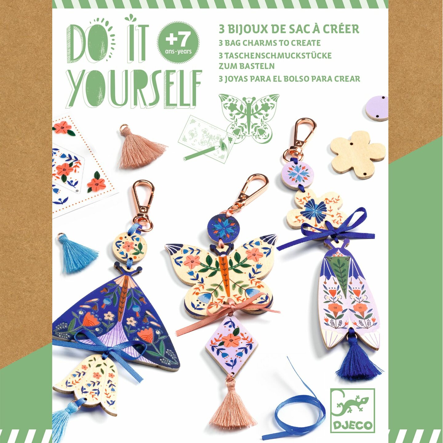 Djeco DIY Sieraden maken - Butterflies 7+ | Speel je Wijs