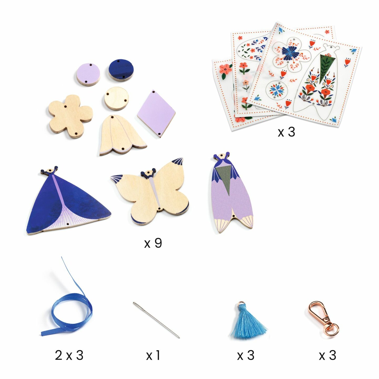 Djeco DIY Sieraden maken - Butterflies 7+ | Speel je Wijs