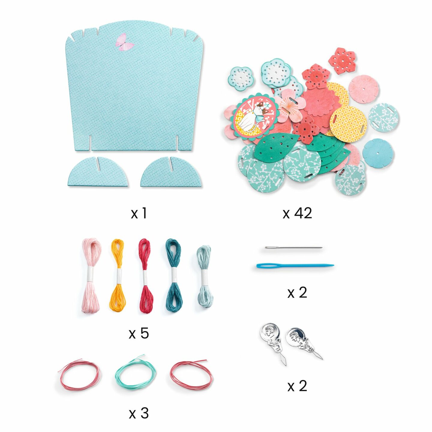 Djeco DIY Borduurset - Flora 7+ | Speel je Wijs