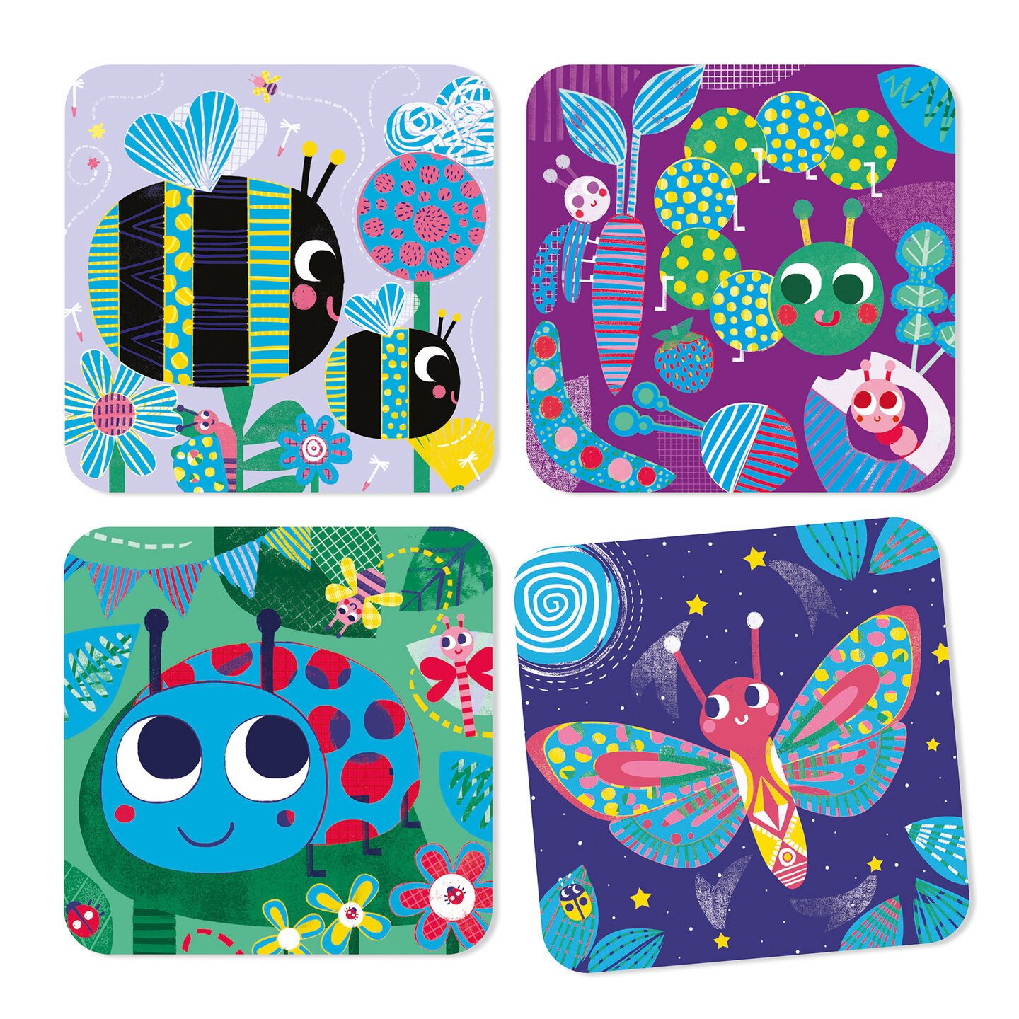 Djeco Kraskaarten | Kleine Beestjes 3-6jr | Speel je Wijs