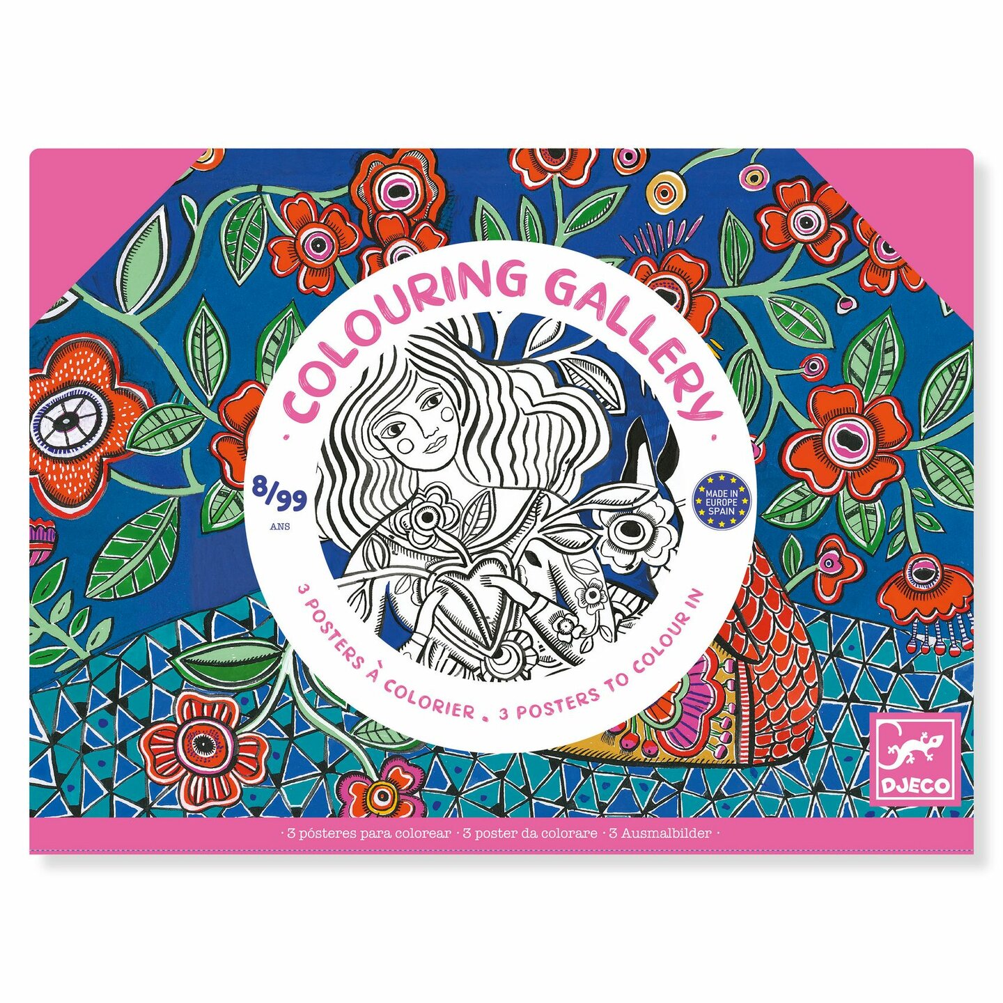 Djeco Kleurplaten - Blooms 8+ | Speel je Wijs