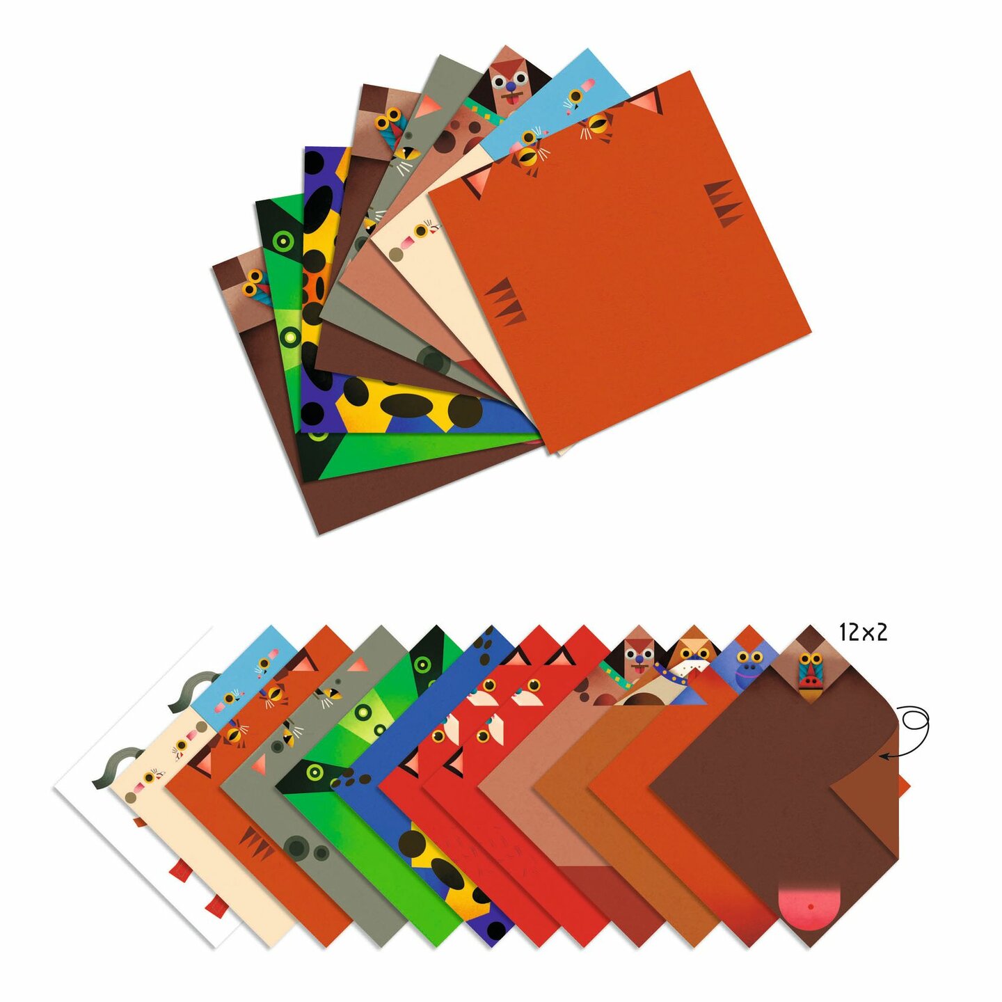 Djeco Origami - Jumping Animals 5+ | Speel je wijs