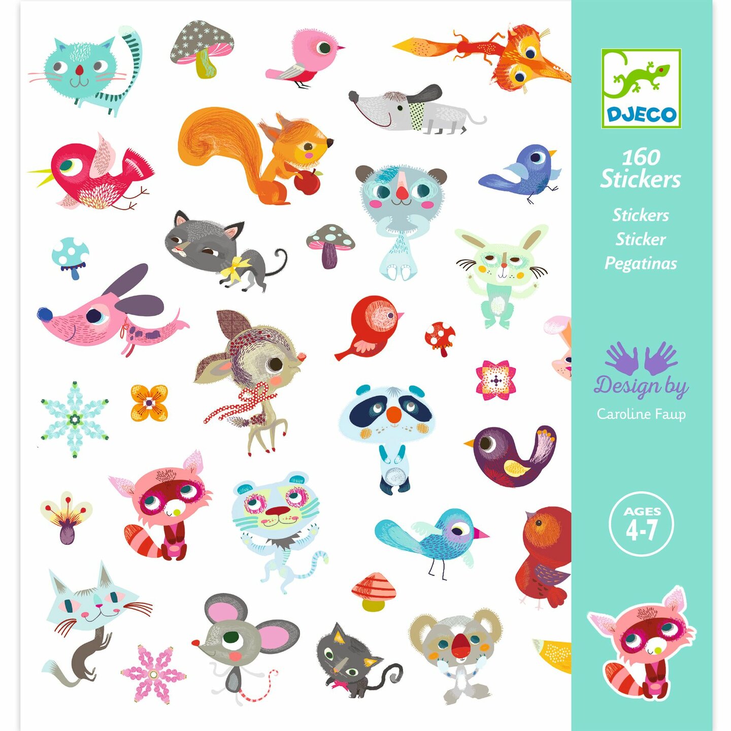 Djeco Stickers - Little Friends 4-7 jaar | Speel je Wijs