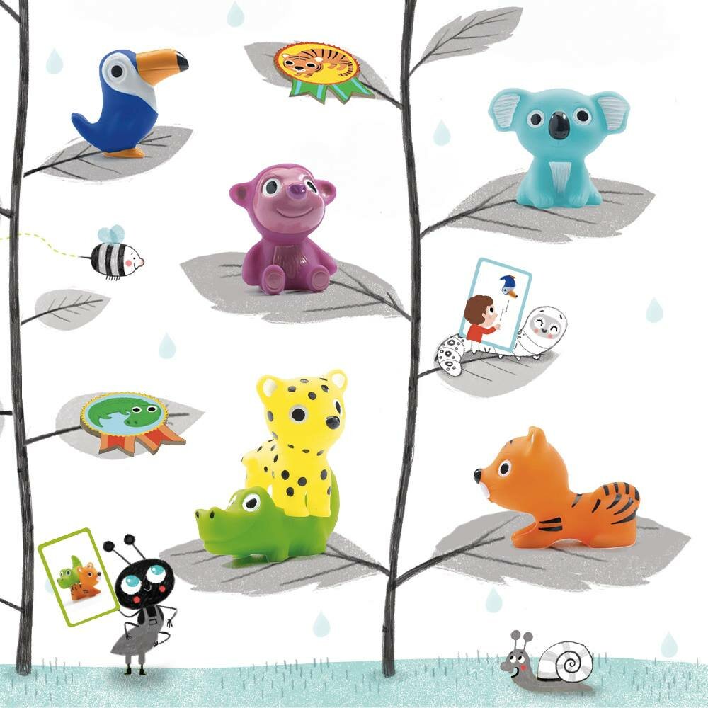 Djeco Speelfiguren - Jungle Dieren Troopo Savana | Speel je Wijs