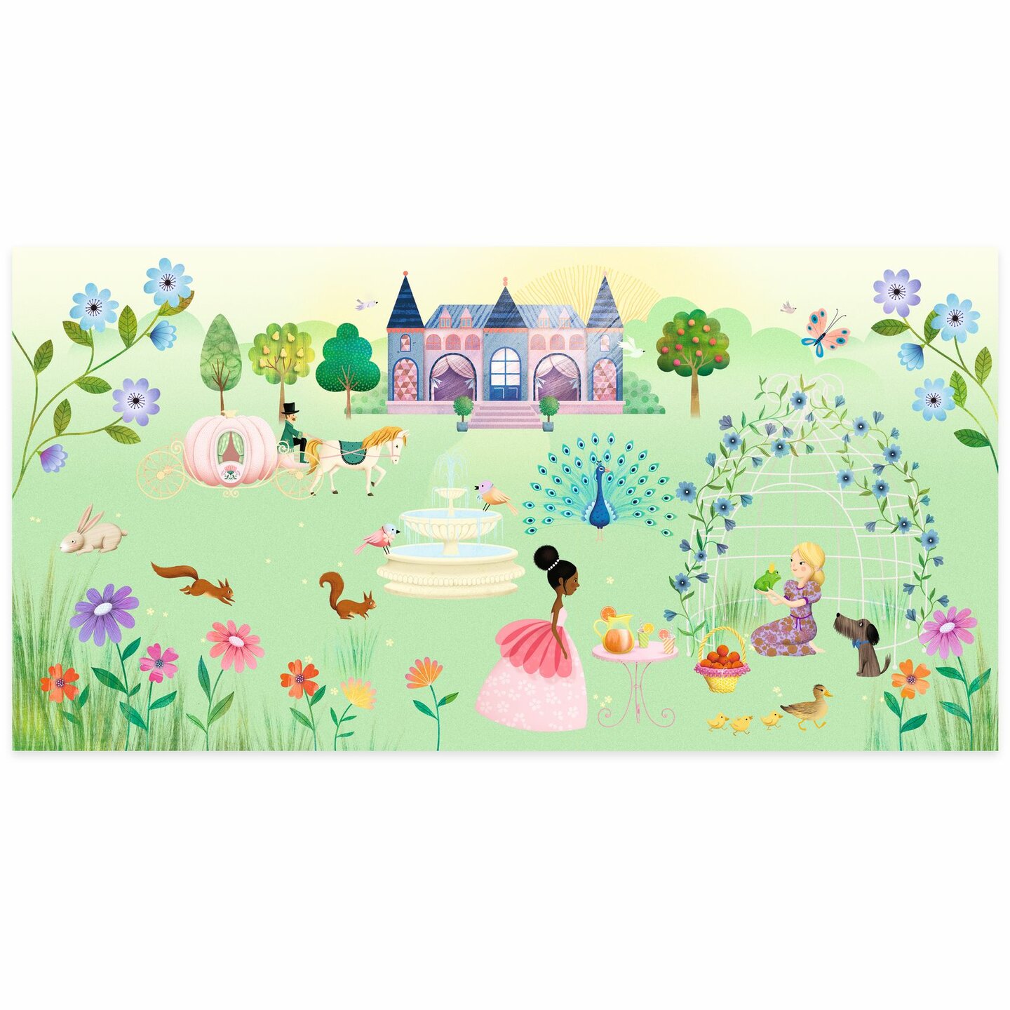 Djeco Stickerboek - Life in the Castle 4-7 jaar