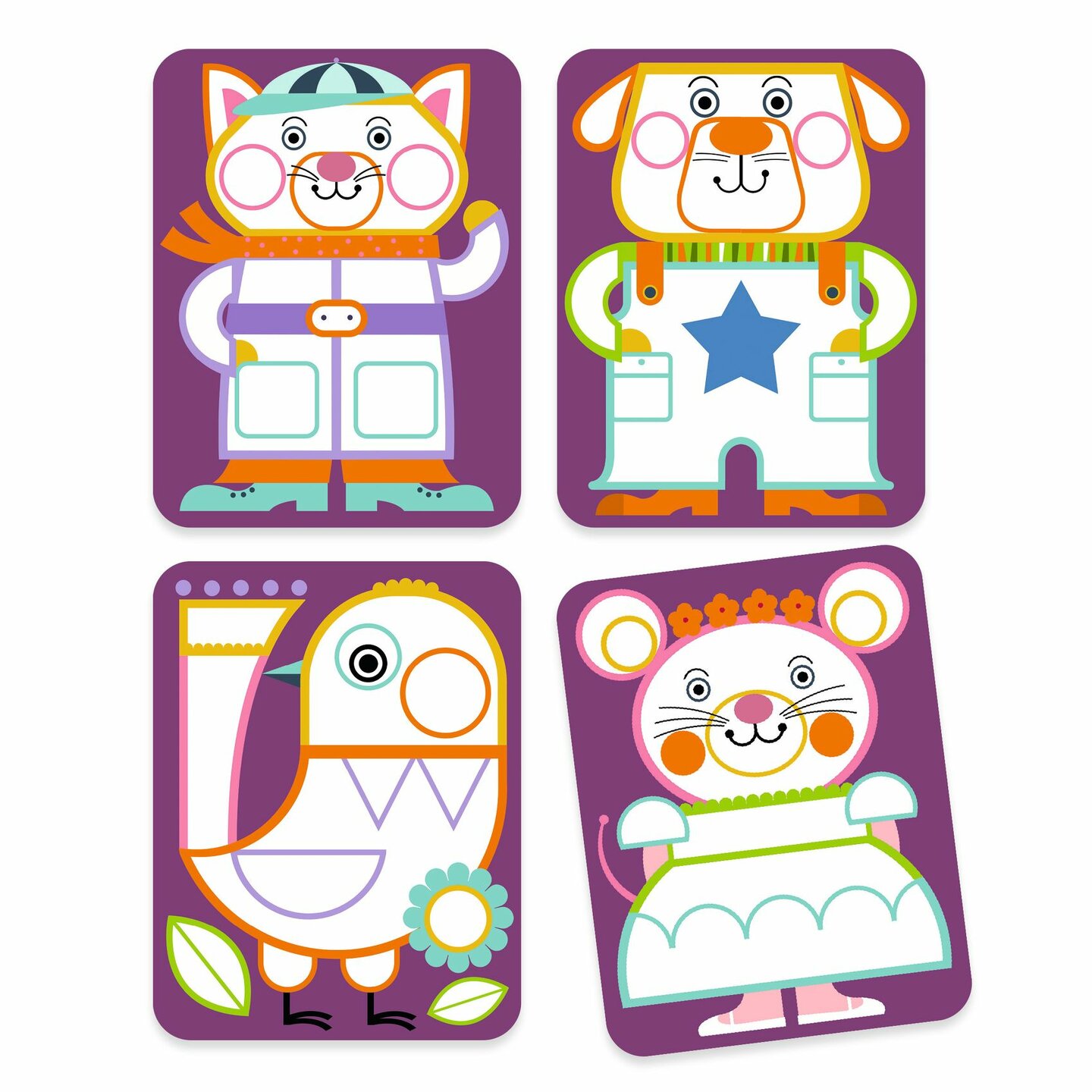 Djeco Verfset met palet - Chubby Cheeks | Speel je Wijs