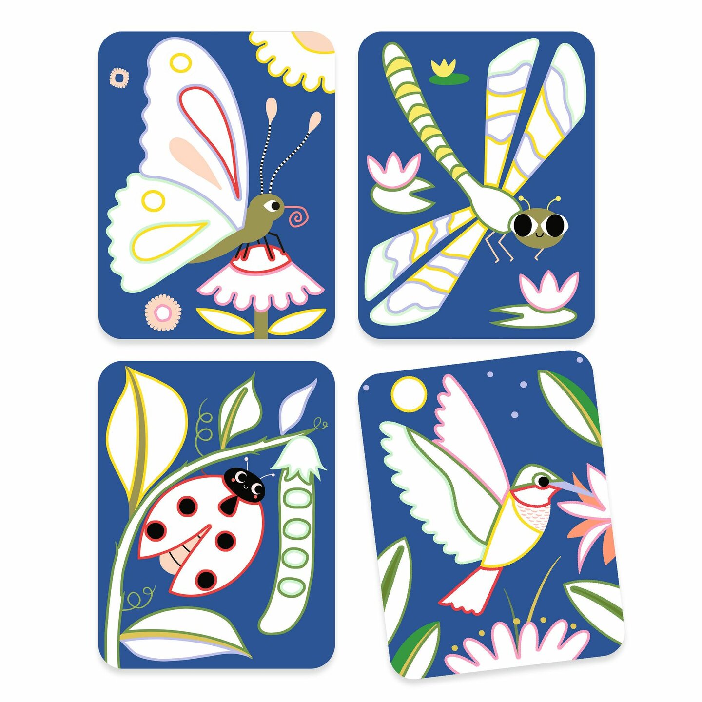 Djeco Verfset met palet - Creepy Crawlies | Speel je Wijs