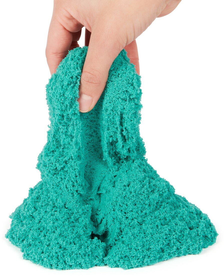 Kinetic Sand - Zandkasteelvorm met 453 gram Blauwgroen Speelzand | Speel je Wijs