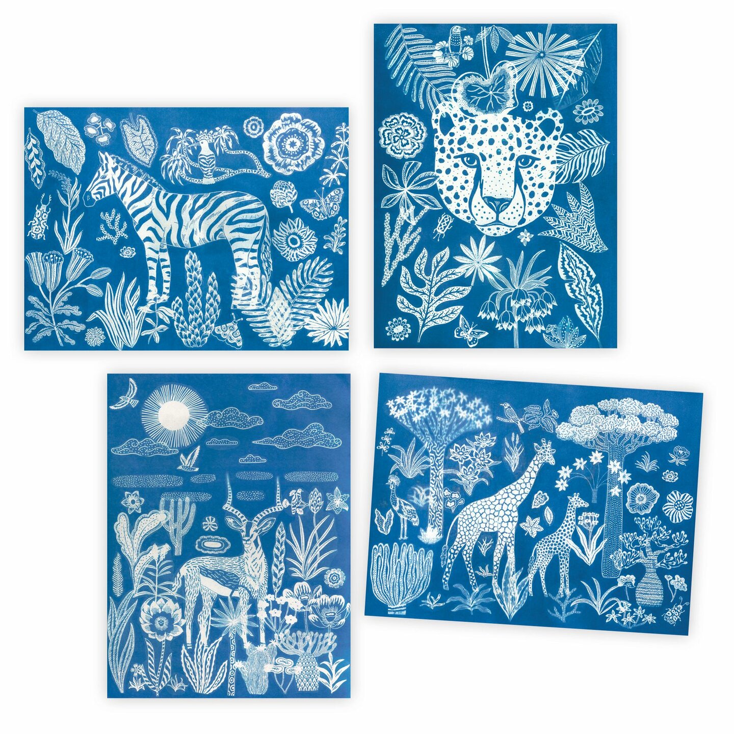 Djeco Atelier | Cyanotype Night-time on the Savannah&nbsp;7+| Speel je wijs