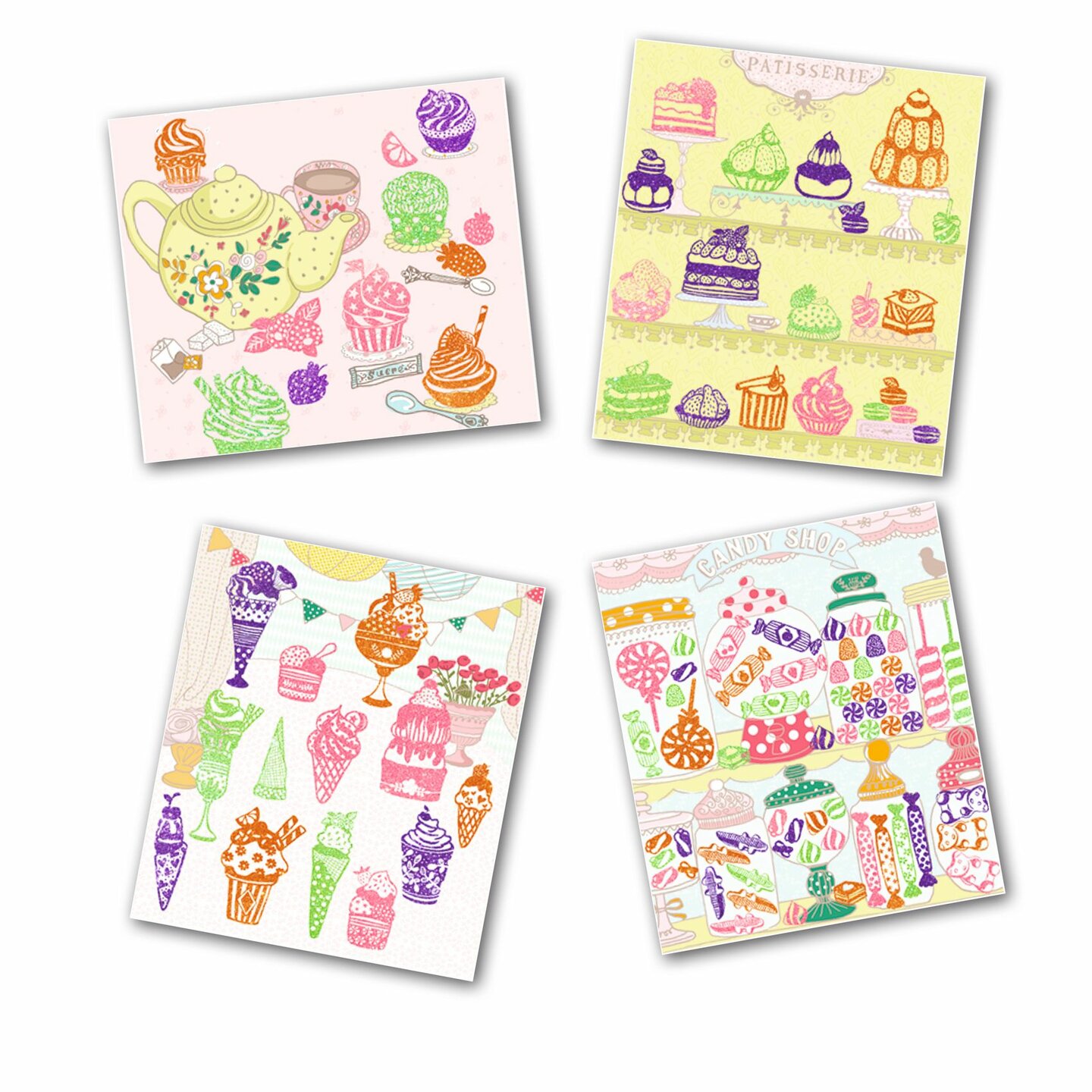 Djeco Knutselset - Artistic Patch | Sweets | Speel je Wijs