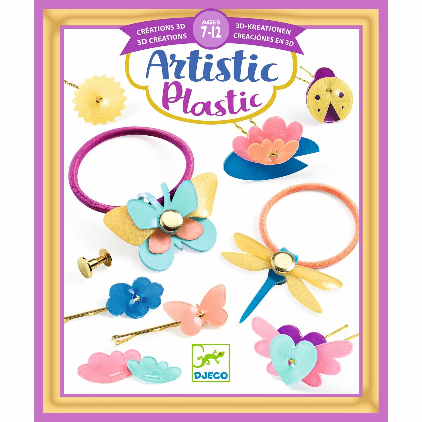 Djeco Knutselset Artistic Plastic | Vlinders & Bloemen | Speel je Wijs