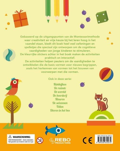 Rebo Mijn leukste oefenboek 3+ | Speel je Wijs