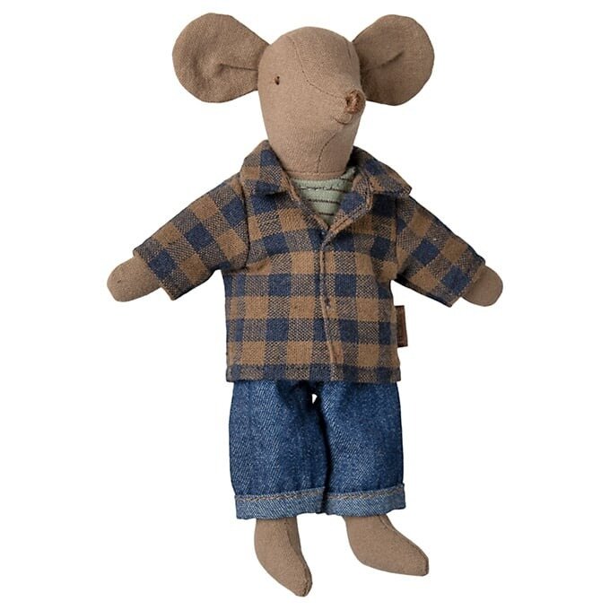 Maileg Vader Muis - Dad mouse - Brown | Speel je Wijs