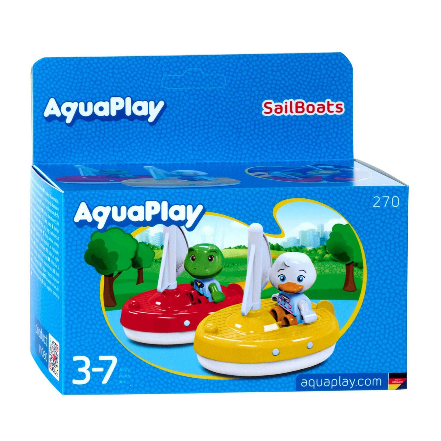 AquaPlay Zeilbootjes & Figuurtjes - 2stuks | Speel je Wijs