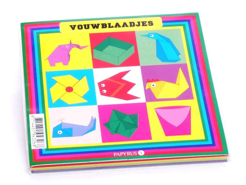 Papyrus Vouwblaadjes 16x16cm - 90 blaadjes | Speel je Wijs
