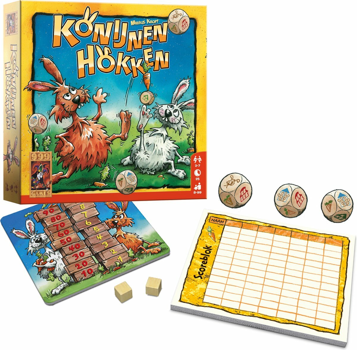 999 Games - Konijnenhokken | Speel je Wijs
