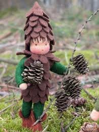 Atelier Pippilotta Twee Dennenappelkinderen | Speel je Wijs