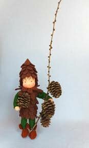 Atelier Pippilotta Twee Dennenappelkinderen | Speel je Wijs