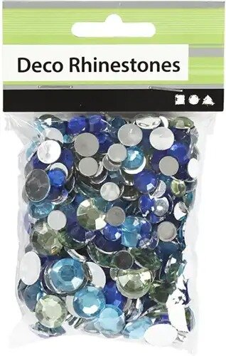 Creotime Strasstenen Rond Blauwe Harmonie | Speel je Wijs