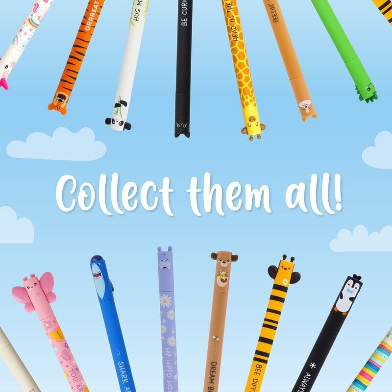 Legami Uitwisbare / Erasable Gelpen - Hippo | Speel je Wijs