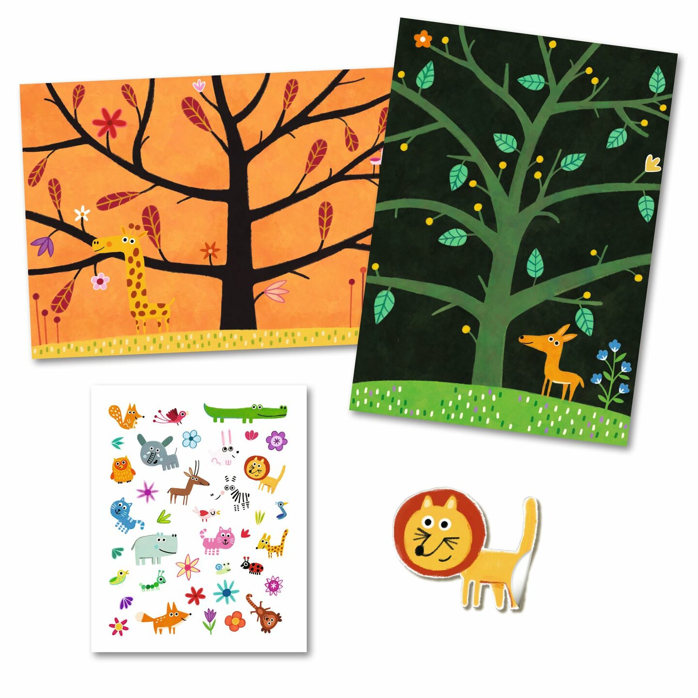 Djeco Herbruikbare Puffy Stickers - Tikkertje | Speel je Wijs