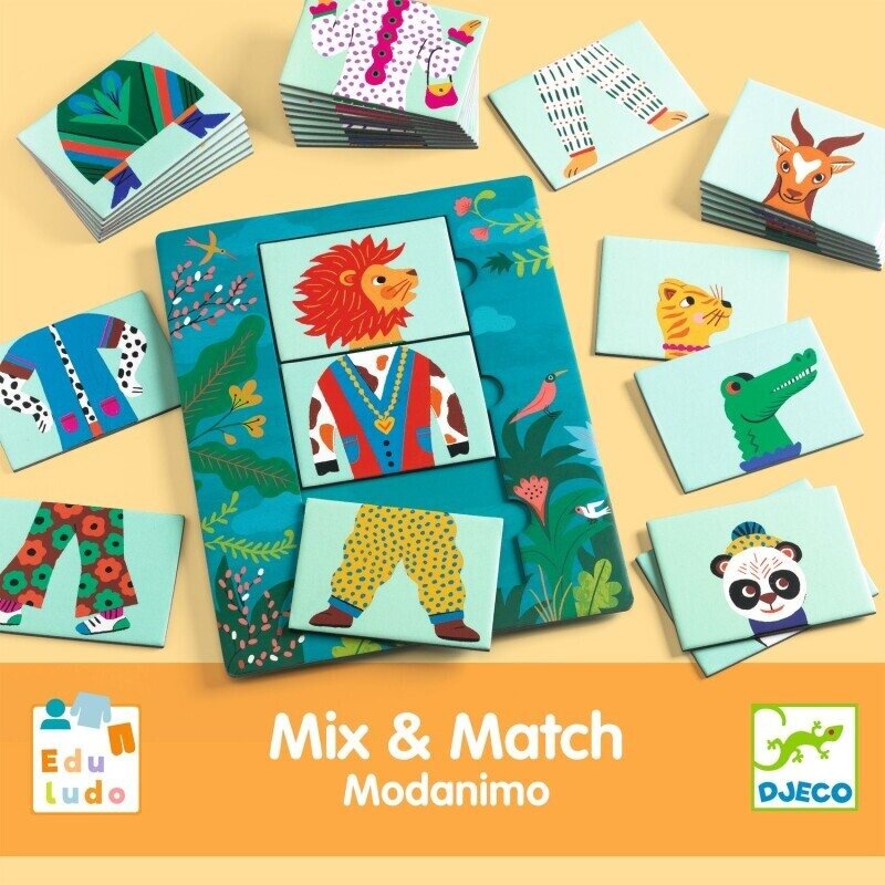 Djeco Puzzel Mix & Match Modanimo 3+ | Speel je Wijs