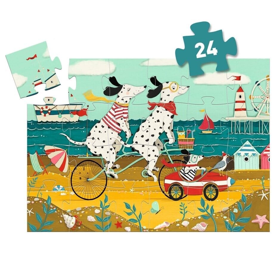 Djeco Sihouette Puzzel - Ollie de Dalmatiër 3+ | Speel je Wijs