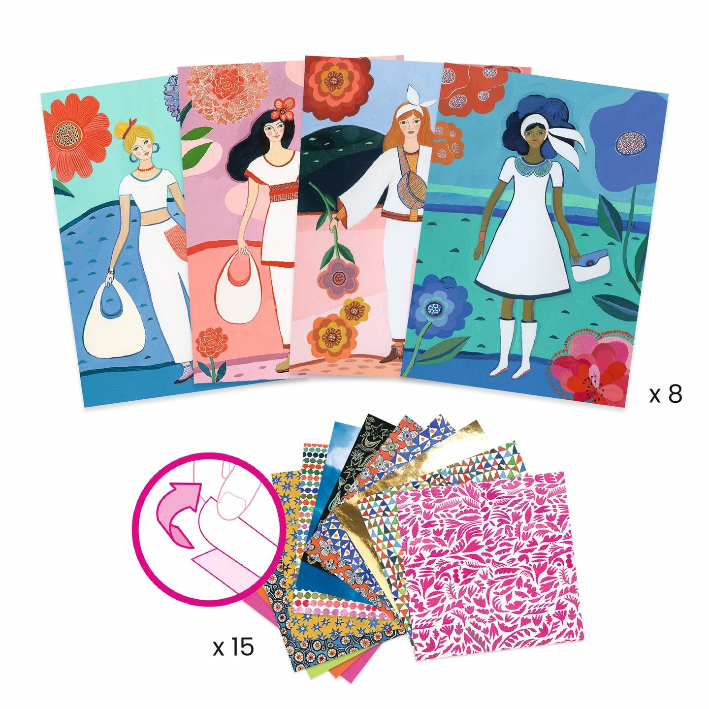 Djeco knutselset Modecreaties - Wax Trend | Speel je Wijs