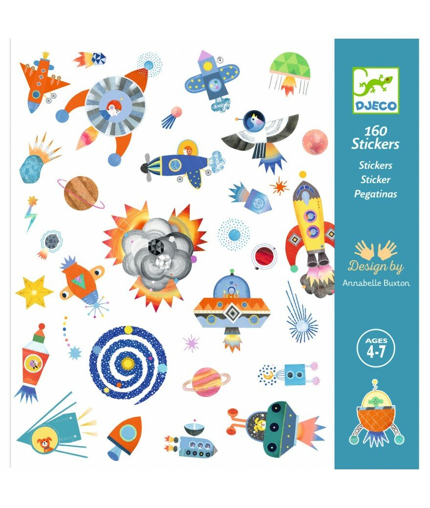 Djeco-Stickers In het heelal | Speel je Wijs