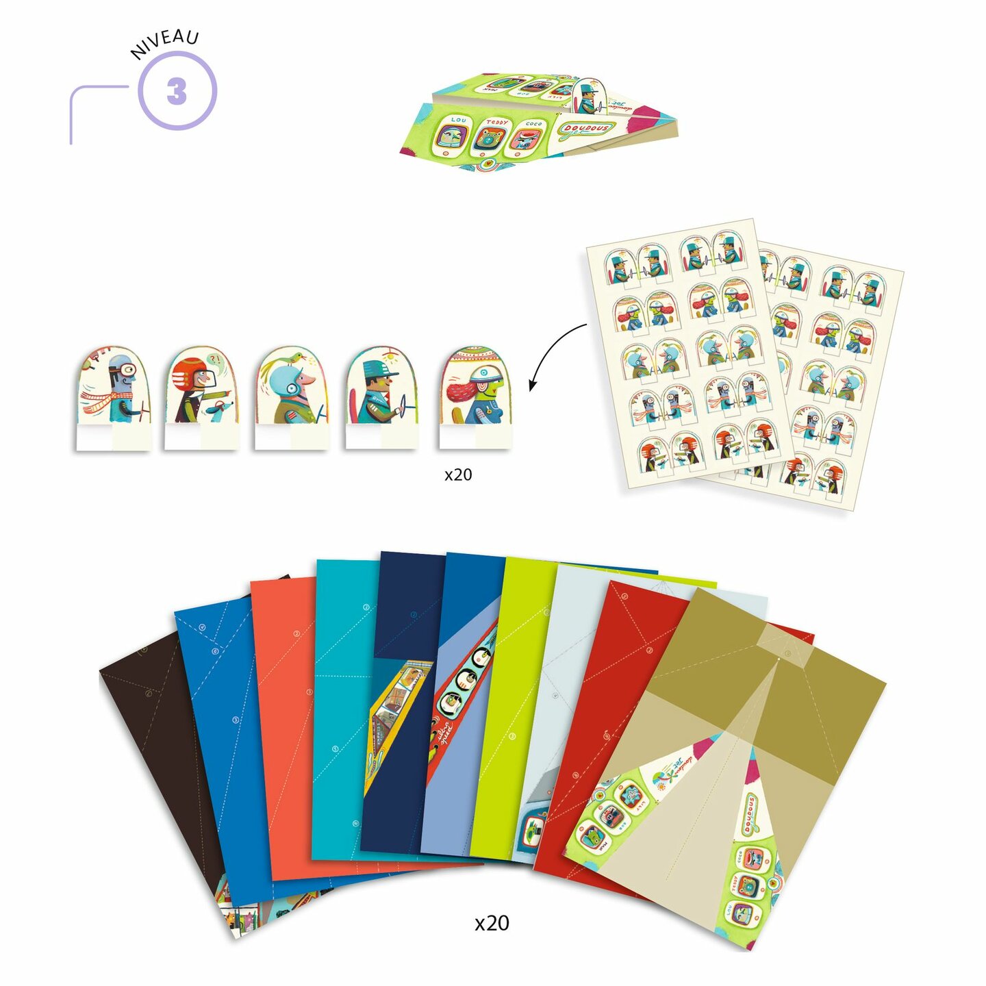 Djeco Knutselpakket Origami Vliegtuigen 7+ | Speel je Wijs
