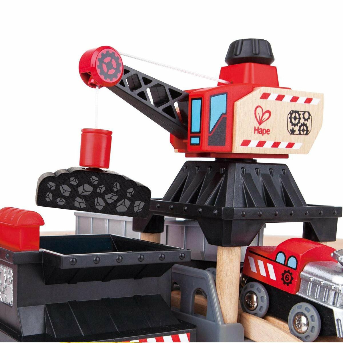 Hape Houten Treinbaan - Mijnbouw set | Speel je Wijs