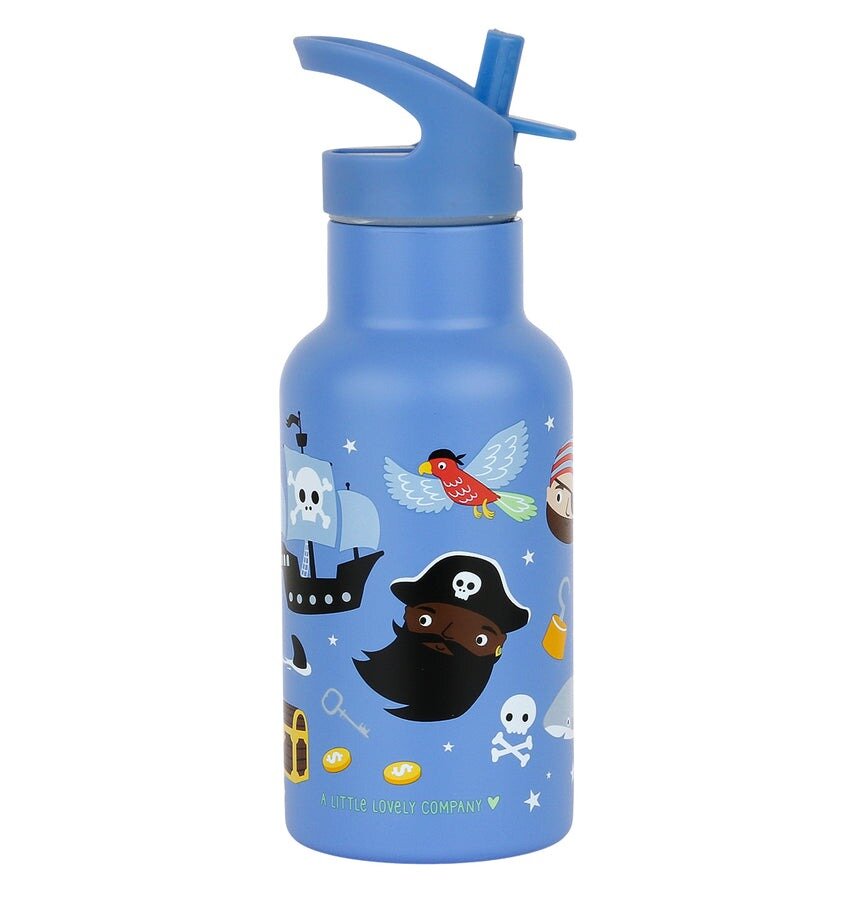 A Little Lovely Company RVS Drinkfles Pirates | Speel je Wijs
