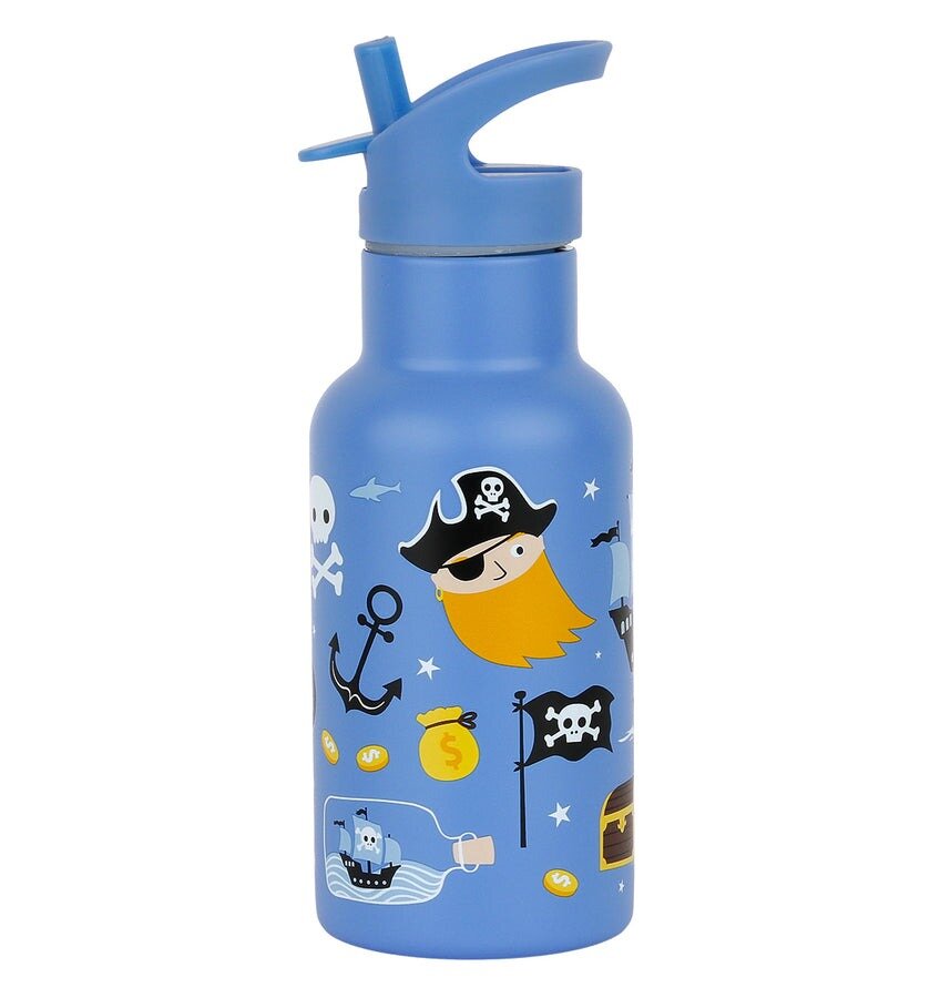 A Little Lovely Company RVS Drinkfles Pirates | Speel je Wijs