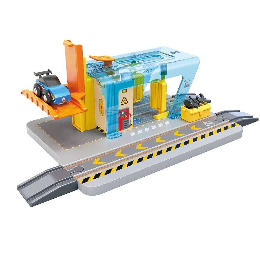 Hape Treinset - Reparatie en Wasstraat | Speel je Wijs