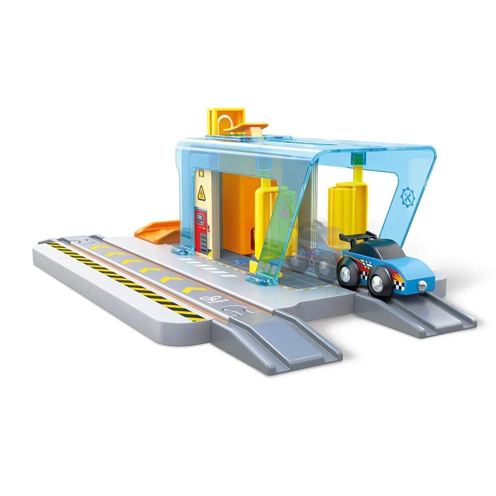Hape Treinset - Reparatie en Wasstraat | Speel je Wijs