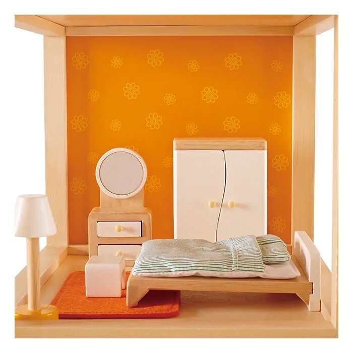 Hape - Slaapkamer voor poppenhuis | Speel je Wijs