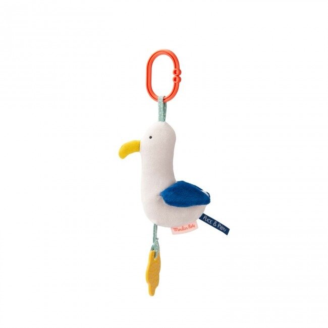 Moulin Roty Activiteiten knuffel  &quot;Puce &amp; Pilou&quot; - Meeuw Marco | Speel je Wijs