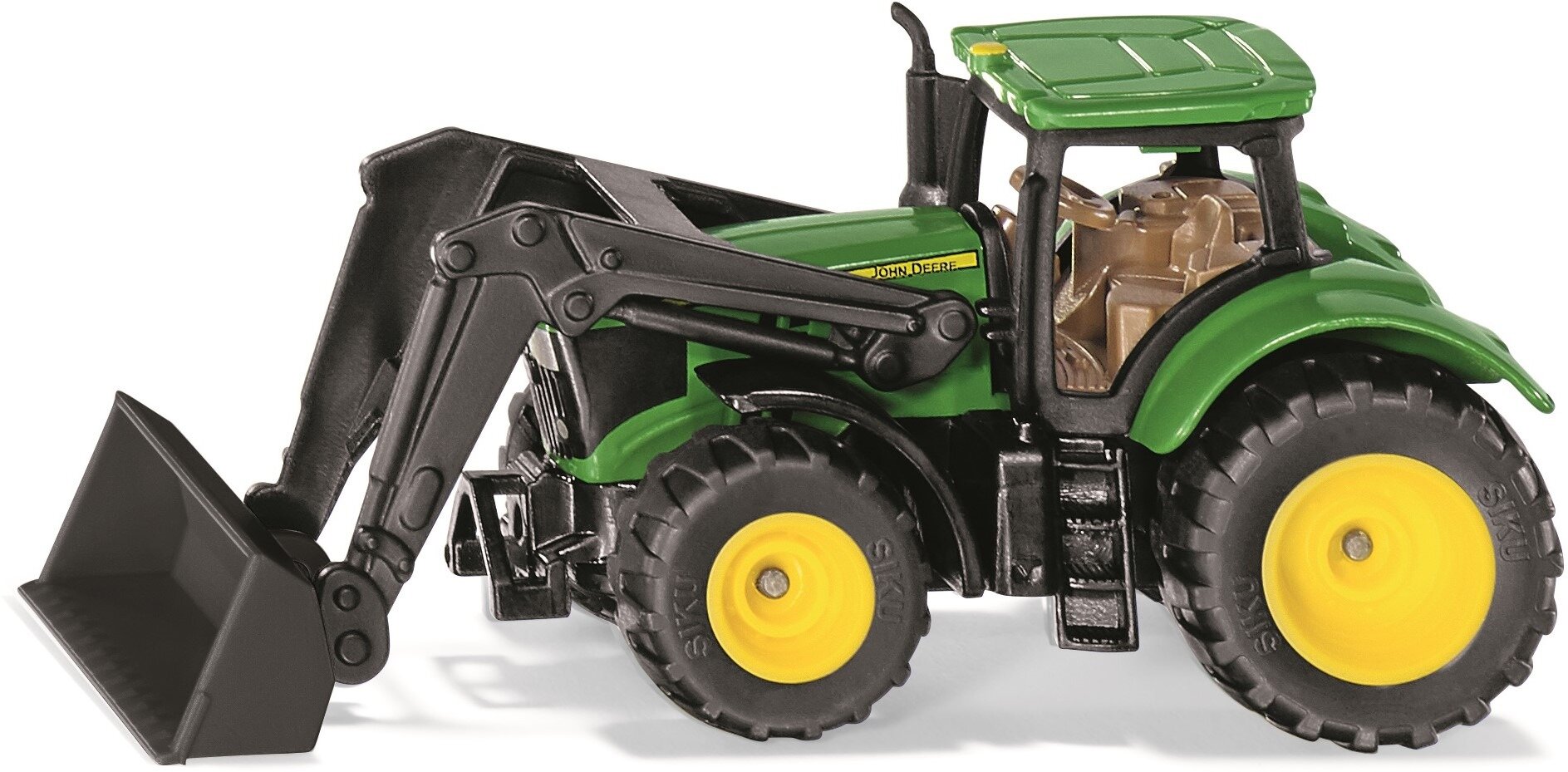 Siku John Deere Tractor met voorlader - groen | Speel je Wijs