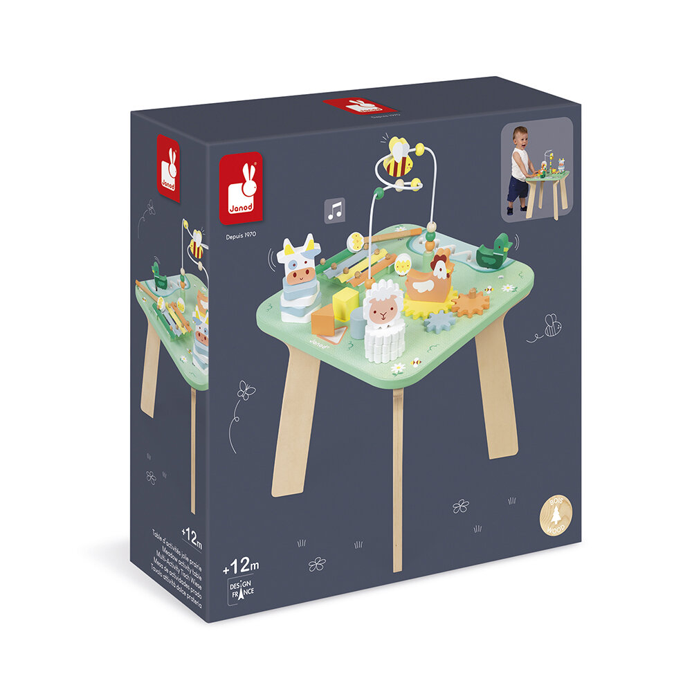 Janod Ik Leer Activiteitentafel - de Weide 12mnd+ | Speel je wijs