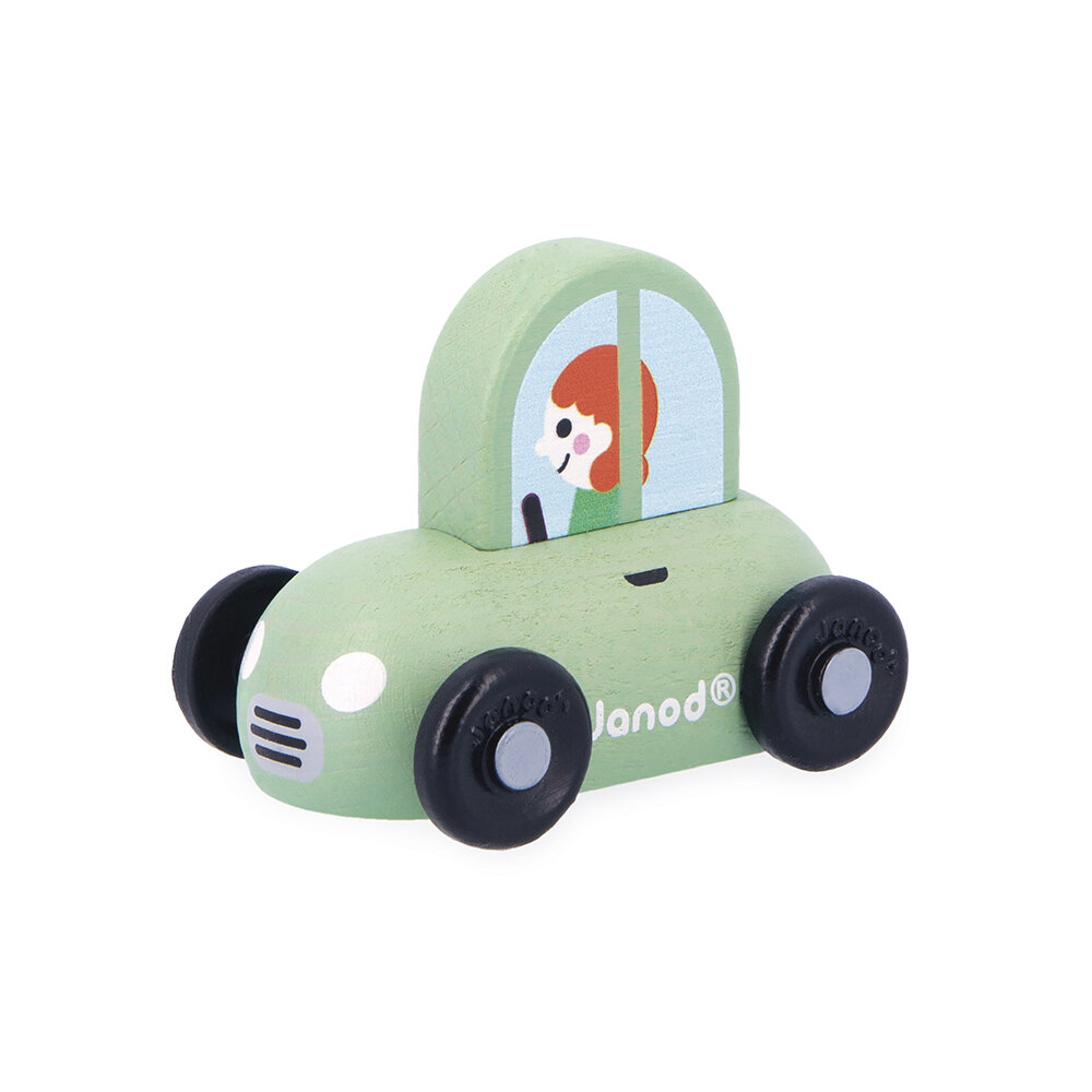 Janod Crossroads - Groene Auto | Speel je Wijs