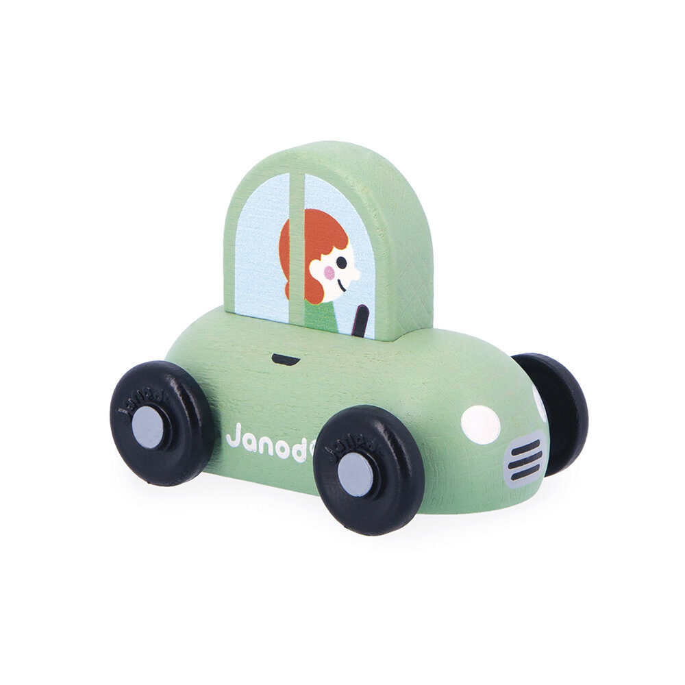 Janod Crossroads - Groene Auto | Speel je Wijs