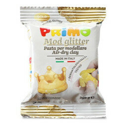 Primo Boetseerklei 250gr - Glitter Goud | Speel je Wijs