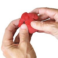 Primo Boetseerklei 250gr - Glitter Rood | Speel je Wijs
